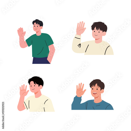 Illustration of a Thinking and Confused Man