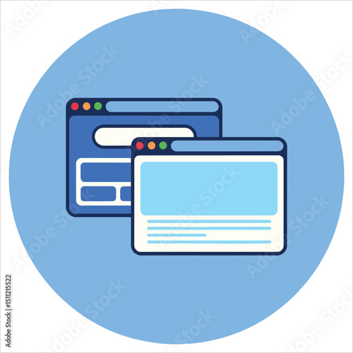 Landing pages vector icon. Website conversion optimization tool.