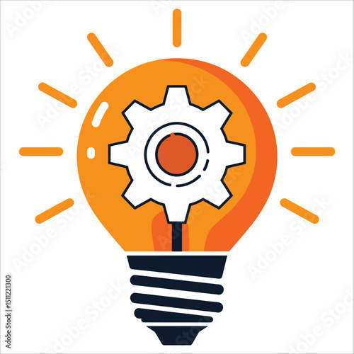 Solution vector icon. Problem solving answer concept.