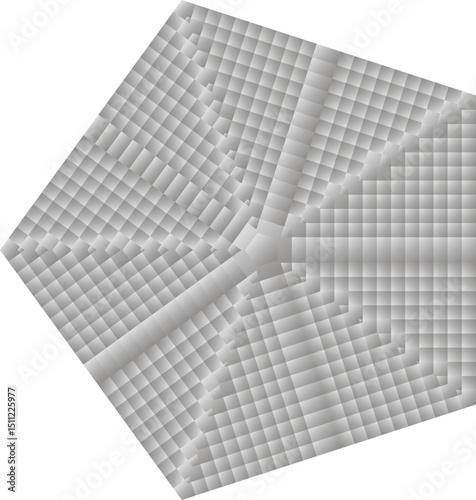 abstract cubic perspective line element
