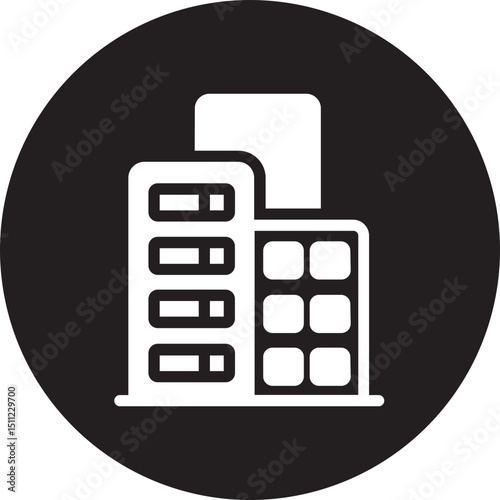 building glyph icon