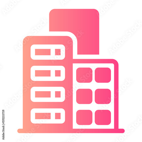 building gradient icon