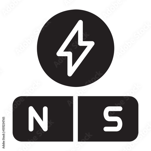 magnet glyph icon