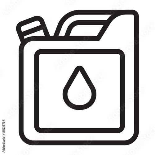 jerrycan line icon