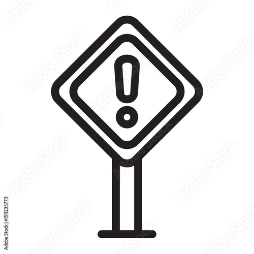 alert line icon