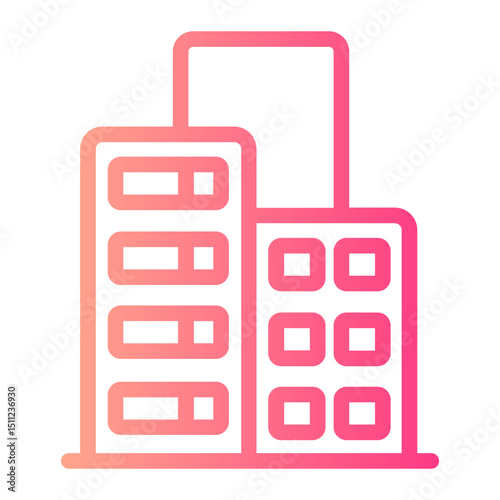 building gradient icon
