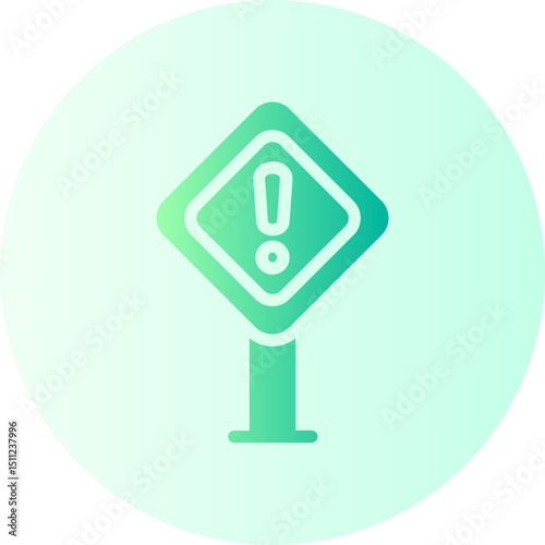 alert gradient icon
