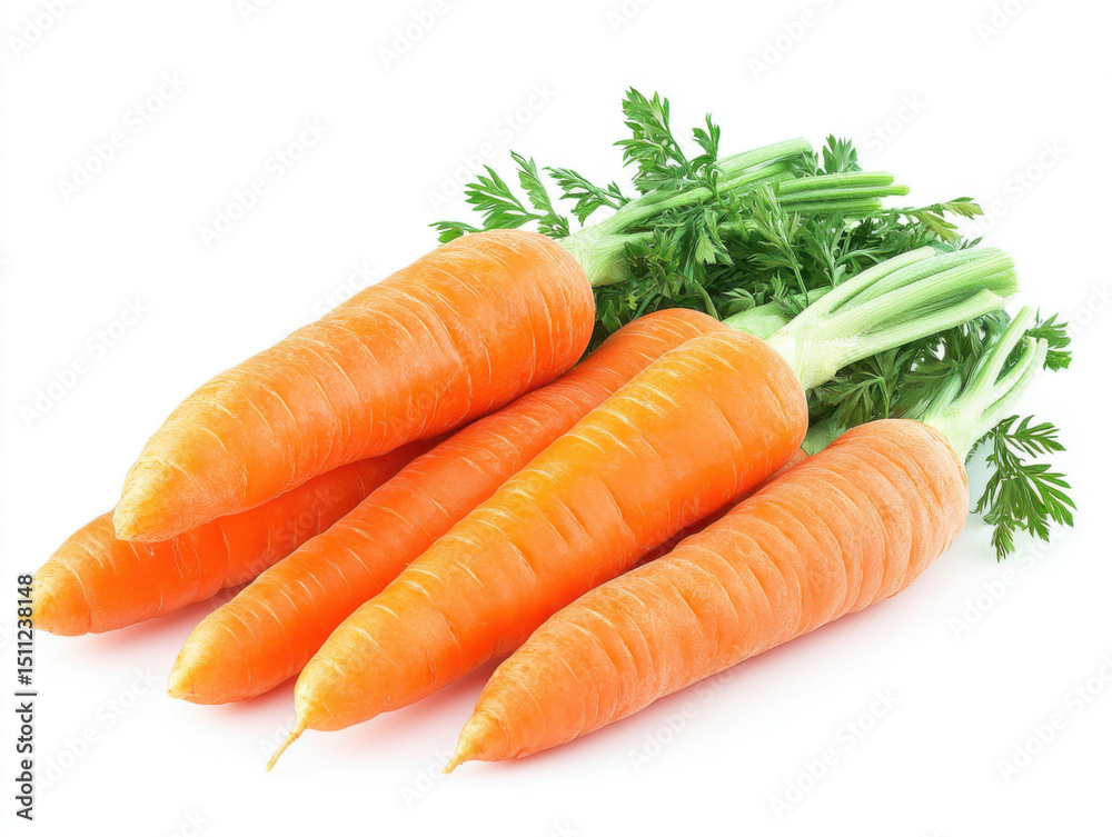 carrots and slices isolated on white background carrots and slices isolated on white background