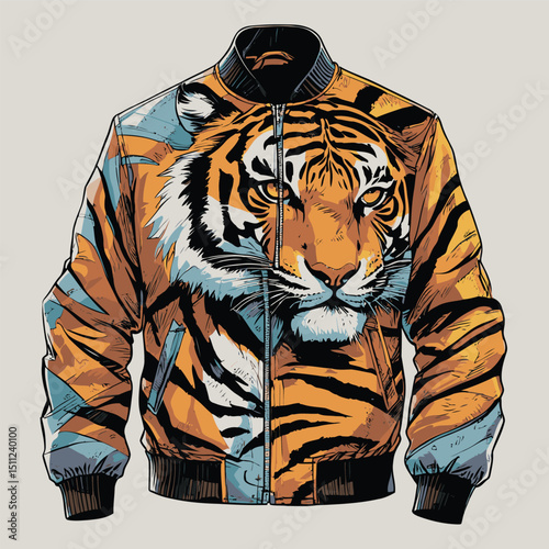 men's jacket vector art for graphic design needs