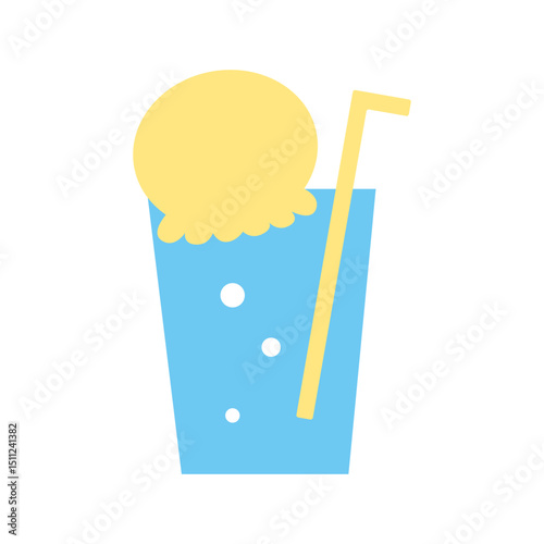 冷たい飲み物のイラスト