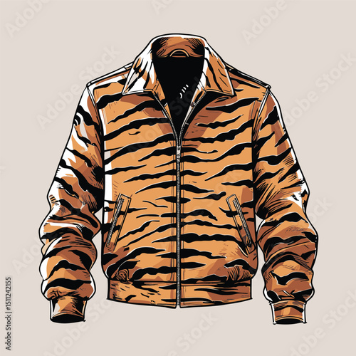 men's jacket vector art for graphic design needs