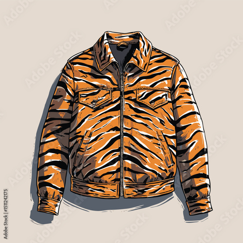 men's jacket vector art for graphic design needs