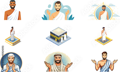 Man in ihram for Hajj.