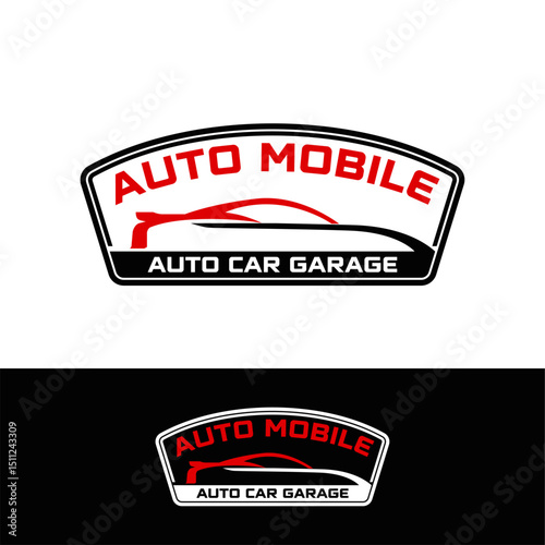 Auto Car Repair Service Automotive Club Garage Logo Template Vector