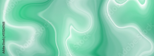Bright green marble texture background. Verdant geode stone pattern. Light liquid watercolor gradient wallpaper. Fluid wavy marble design template for wedding invitation, banner, poster. Vector