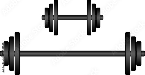dumbell barbell icon
