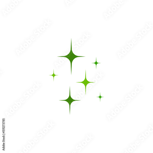 world environment day sparkle star. Vector illustration 