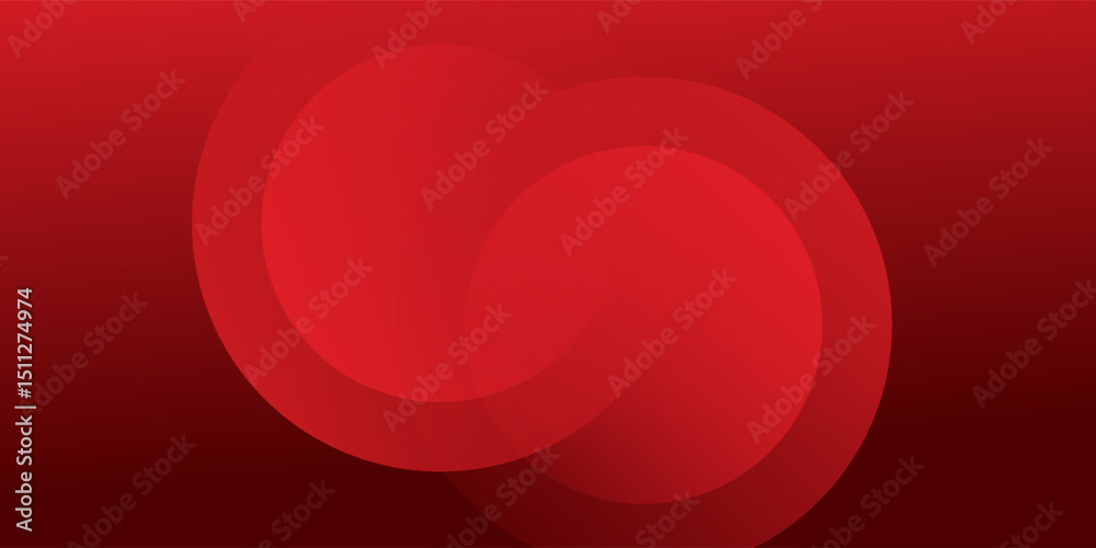 Obraz premium Red abstract background. Dynamic shapes composition. vector illustration. modern