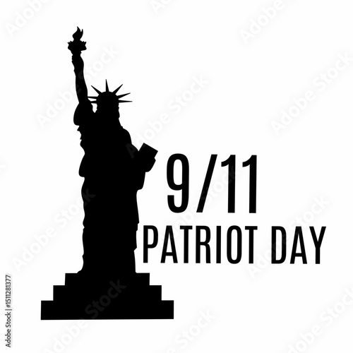 Happy Patriot Day, September 11th. Patriot Day background design. Vector illustration