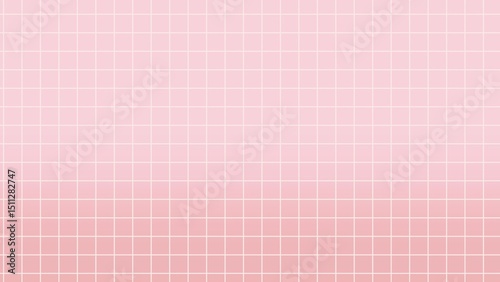 Cute pink pastel hand drawn cover with grid background, cute pattern seamless elements color design for wallpaper or background.