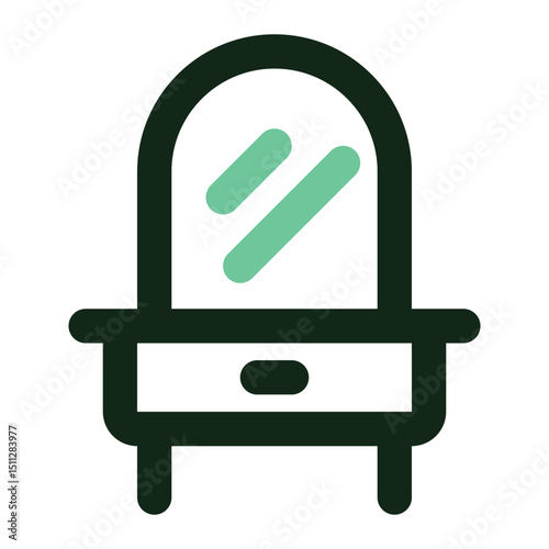 dresser icon for illustration