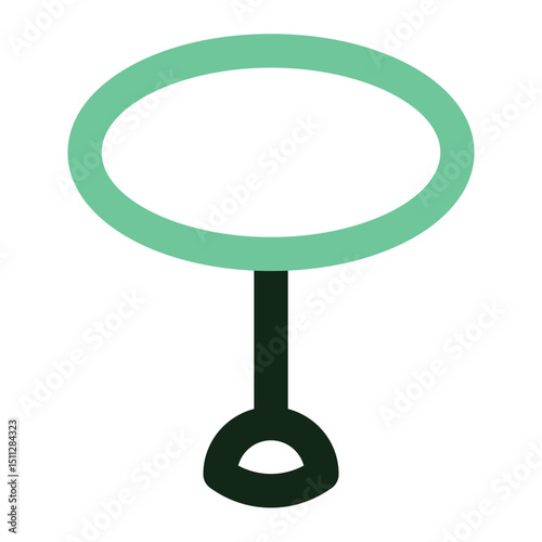 round table icon for illustration
