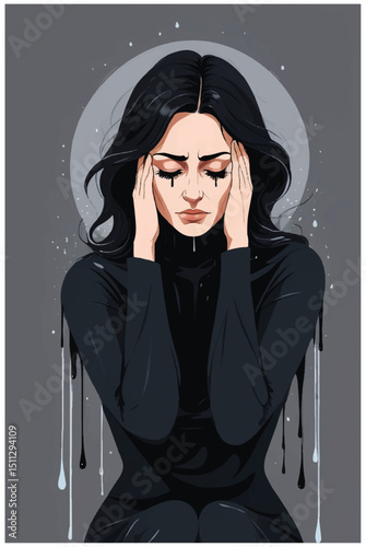 anxiety, mentally stress and depression.
