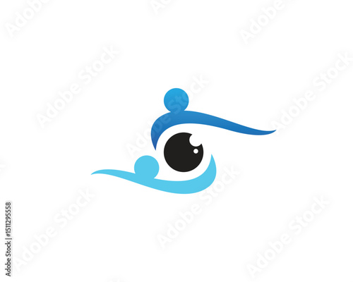 Eye care logo and symbols template vector icons app