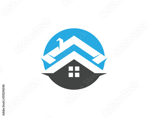 Real estate and home buildings logo icons template