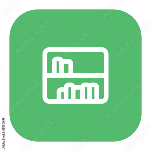 bookshelf icon for illustration