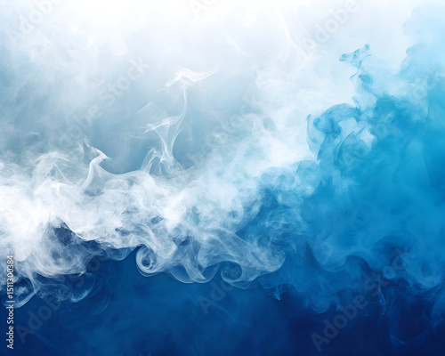 blue to white gradient abstract digital artwork