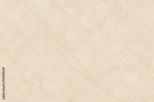 Elegant cream marble texture seamlessly displaying natural veins and surface variations for design.