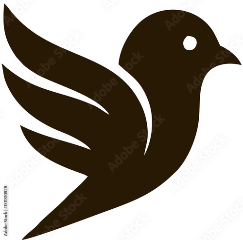 These bird logos are designed in a minimalist and geometric style, emphasizing clean, bold lines and simplified shapes. Each logo captures the essence of flight, freedom, and elegance, making them ver