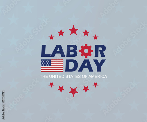 Happy Labor Day vector illustration on background