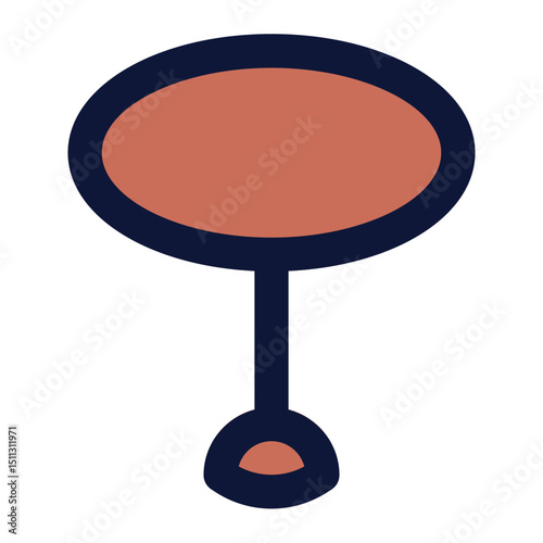 round table icon for illustration