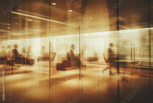 Dynamic Business Environment in Modern Office Space