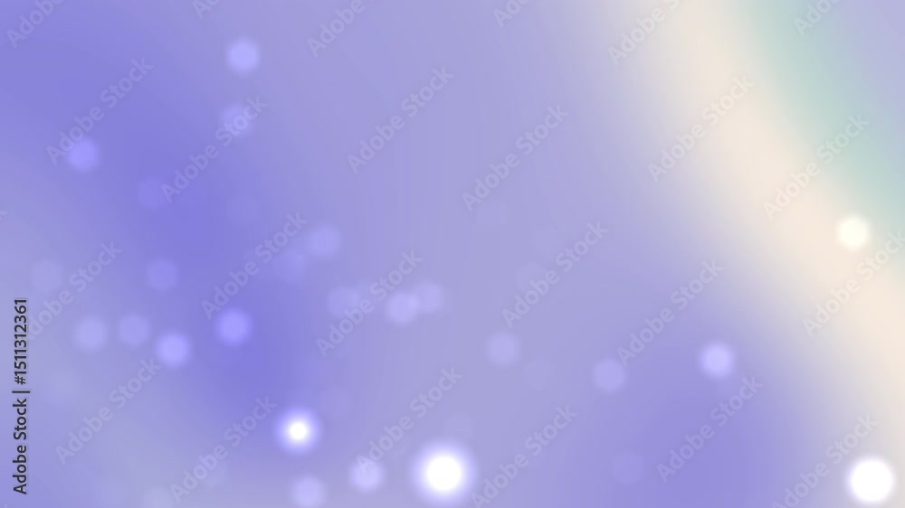 Soft bokeh background with a gentle gradient from lavender to cream, featuring glowing hexagonal light effects. Ideal for holiday, beauty, or abstract themes in design.
