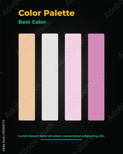 color palette for more attractive designs