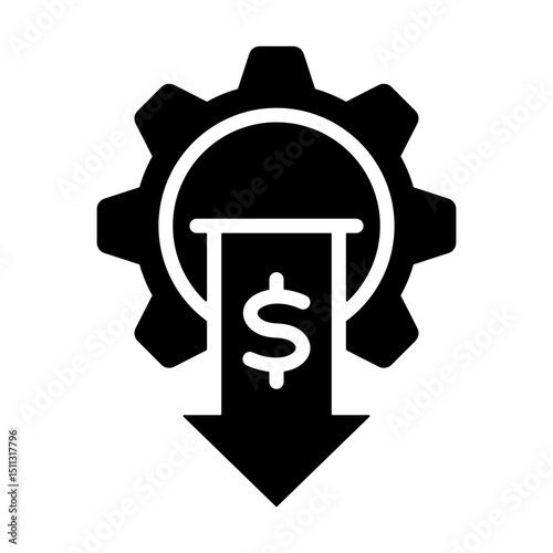 Cost Reduction Icon