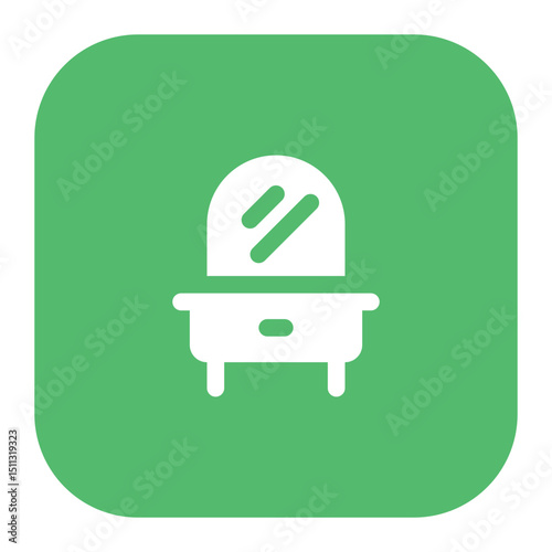 dresser icon for illustration