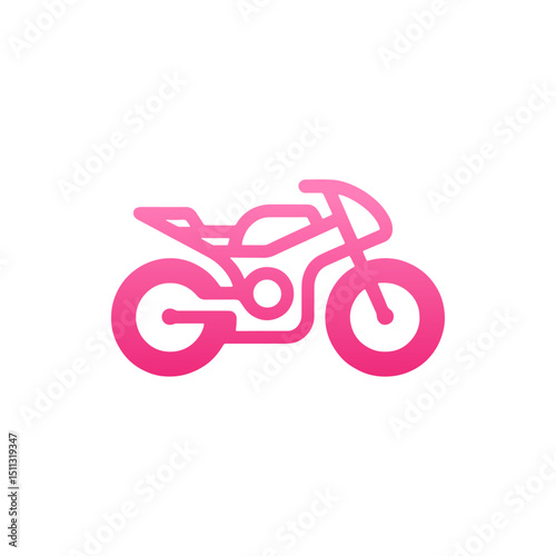 motorcycle vector illustration logo design