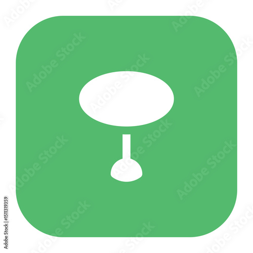 round table icon for illustration
