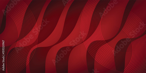 Vivid abstract red background with dynamic wavy patterns and subtle gradient textures, conveying a sense of movement, energy, and modern design. Perfect for use in web design,