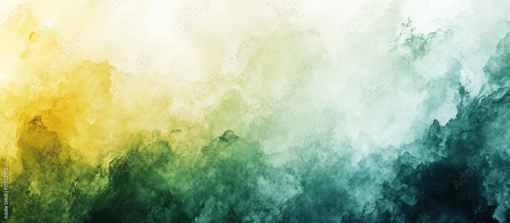 Obraz premium Abstract Watercolor Cloudscape
