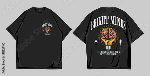 Design oversize street wear bright mind