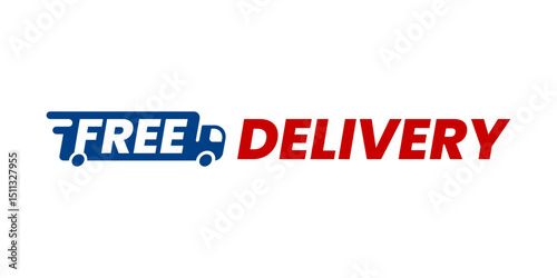 Free Delivery Icon – Fast Shipping Graphic for E-commerce Promotions
