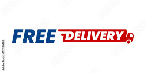 Free Delivery Icon – Fast Shipping Graphic for E-commerce Promotions