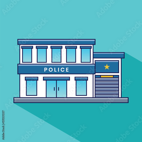 police office vector with best quality
