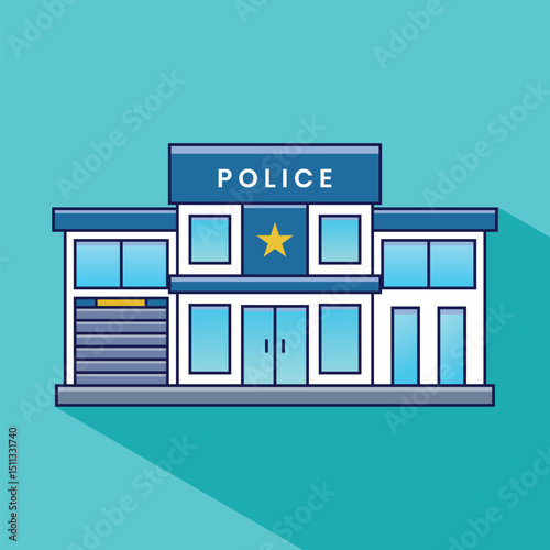 police office vector with best quality