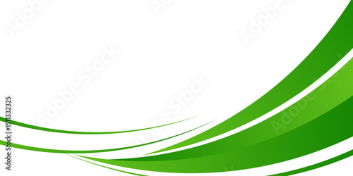 Abstract green wavy business style background